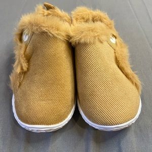 FEETCITY Infant Shoes Baby Boys Girls Slippers Cozy Fleece Booties (BROWN ONLY)